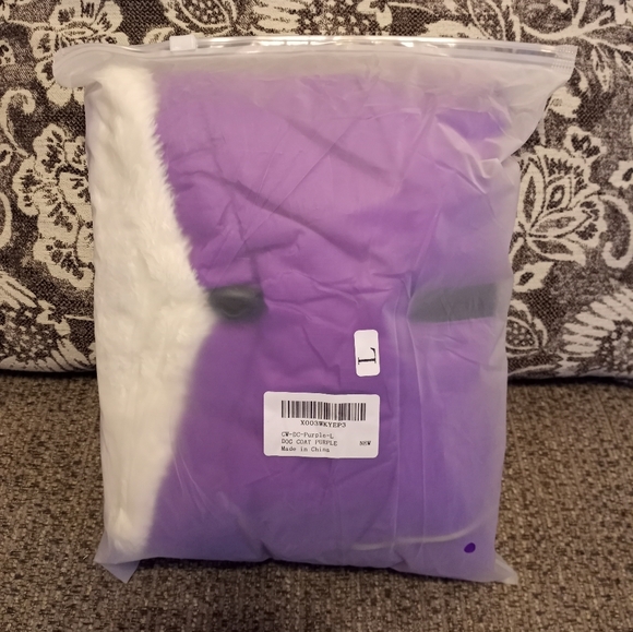 Dog Waterproof & Reflective Dog Winter Coat, Fleece Lining With Harness Hole - L - Picture 11 of 11